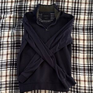 Nautica Navy Zip-Up Men's Sweater